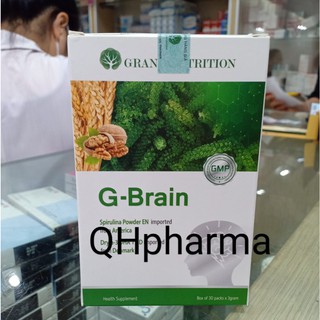 Cốm trí não G-BRAIN hộp 30 gói giúp bé thông minh,trí nhớ tốt