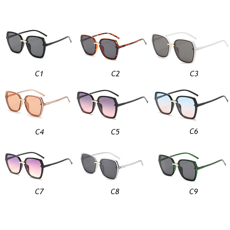 Kính Mát Gọng Nhựa Chống Tia Uv Phong Cách Hàn Quốc