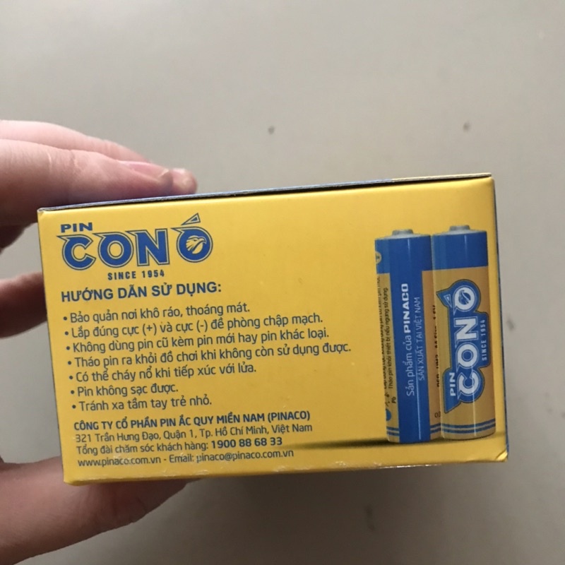 HỘP 48 VIÊN PIN CON Ó 2A  LOẠI XỊN