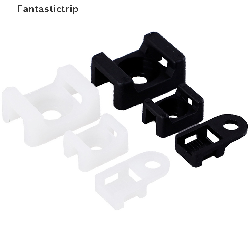 Set 100 Ốc Vít Nhựa Cố Định Dây Cáp Tiện Dụng Giá Đỡ