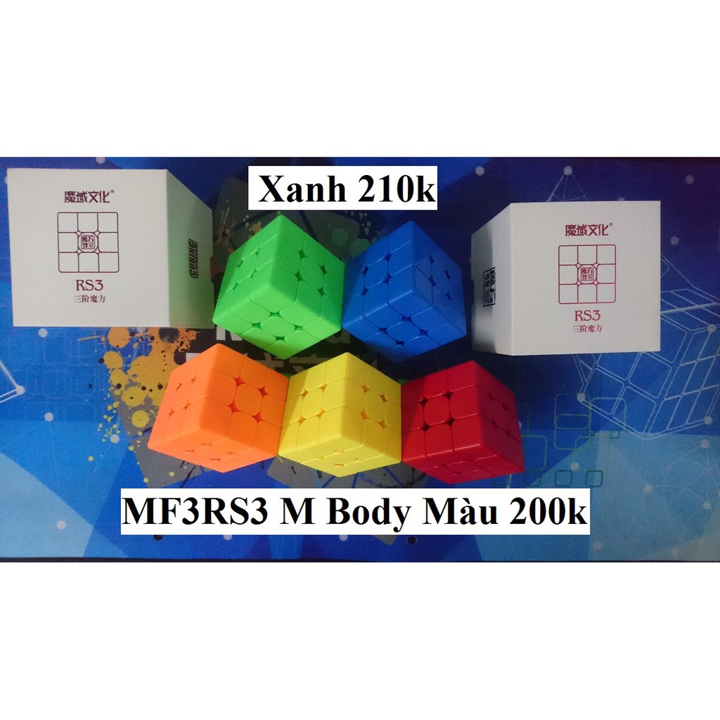 Rubik 3x3x3. MF3RS3 Thường và Mod M