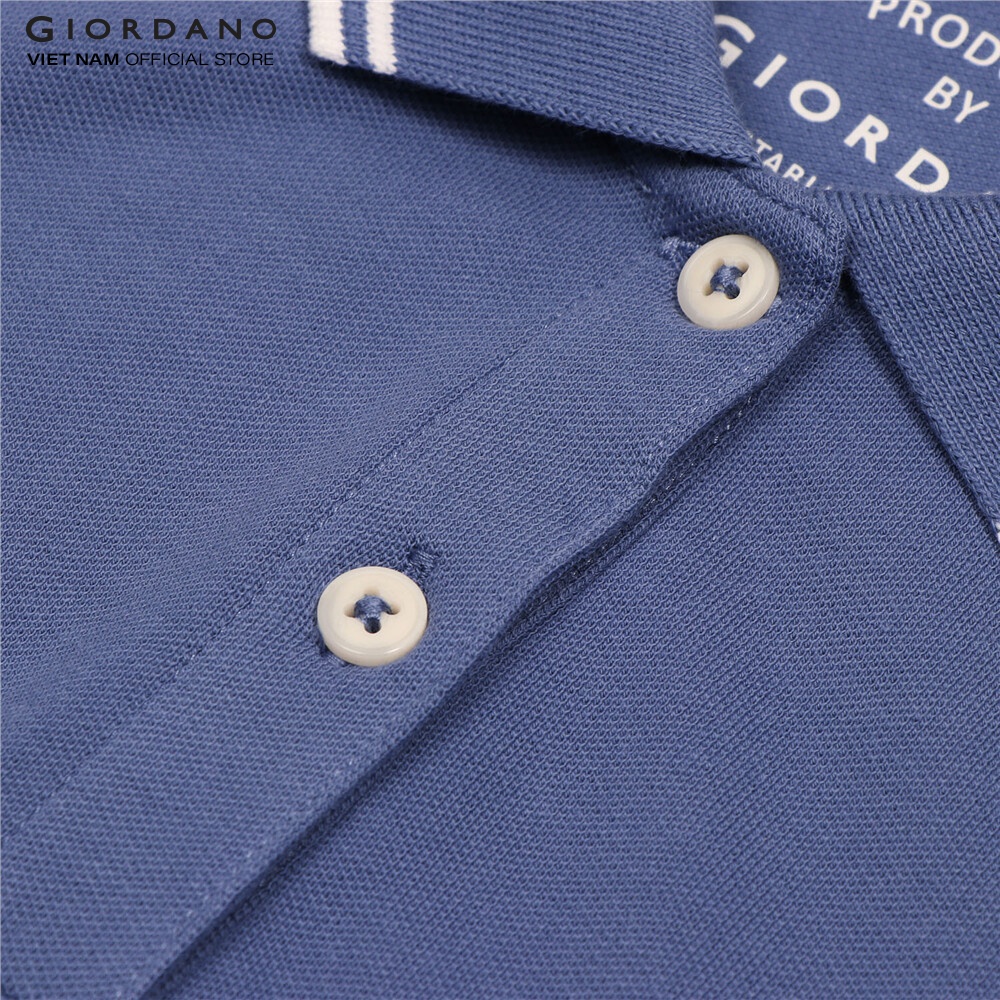 Áo Thun Có Cổ Polo Nữ Trơn Giordano 05311018