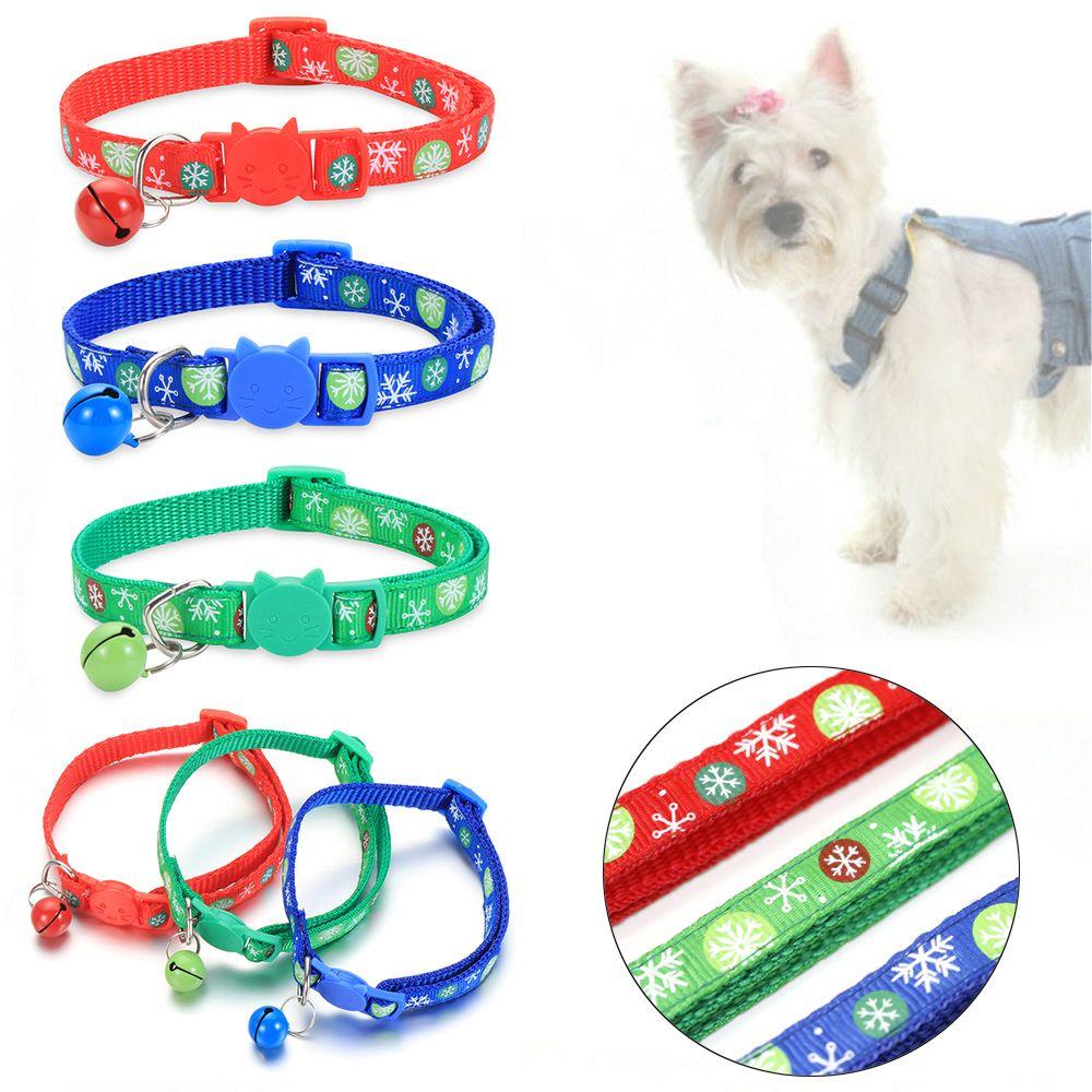Vòng Cổ Trang Trí Giáng Sinh Điều Chỉnh Được Cho Thú Cưng LAYOR1