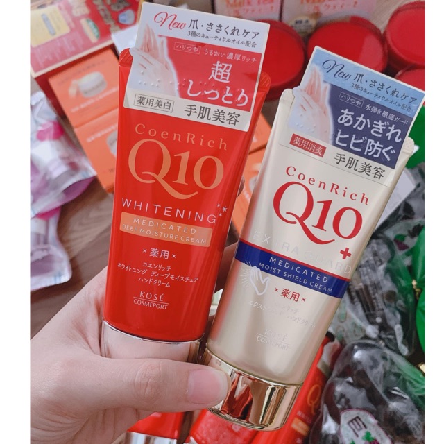 Kem Dưỡng Da Tay Kose CoenRich Hand Q10 Whitening