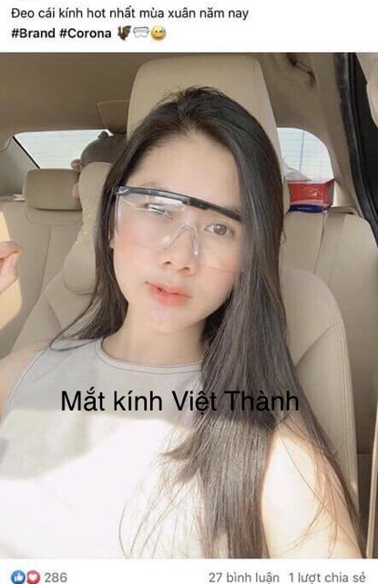 ❌CÓ SẴN HCM❌ Kính chắn bụi bảo vệ mắt và khói xe tuyệt đối kính chống giọt bắn