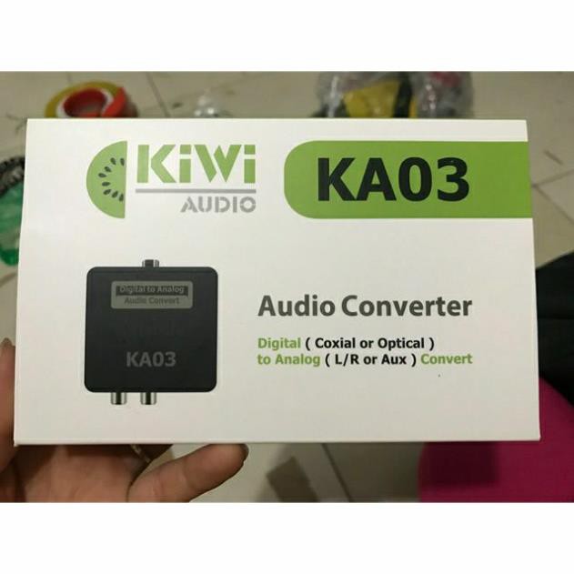 [Mã ELHACE giảm 4% đơn 300K] [Cam kết Loại 1] Bộ chuyển đổi âm thanh quang sang av kiwi KA03 -PC