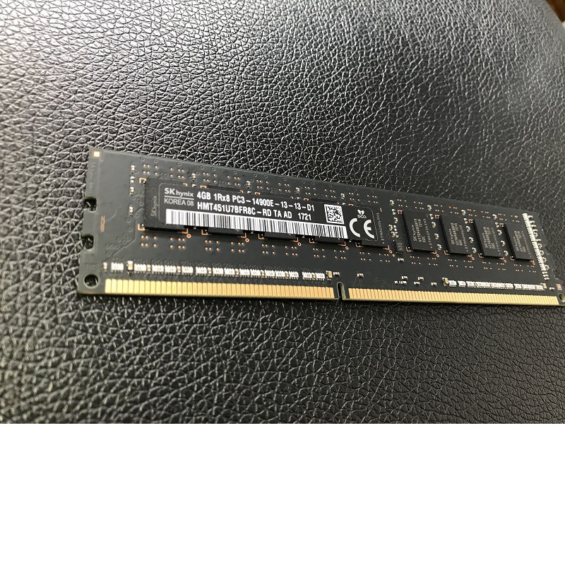 Ram 4gb ddr3 (pc3 1.5v) bus 1866/ 14900E ECC unbuffered cho máy trạm Worksation, và PC, bảo hành 1 năm