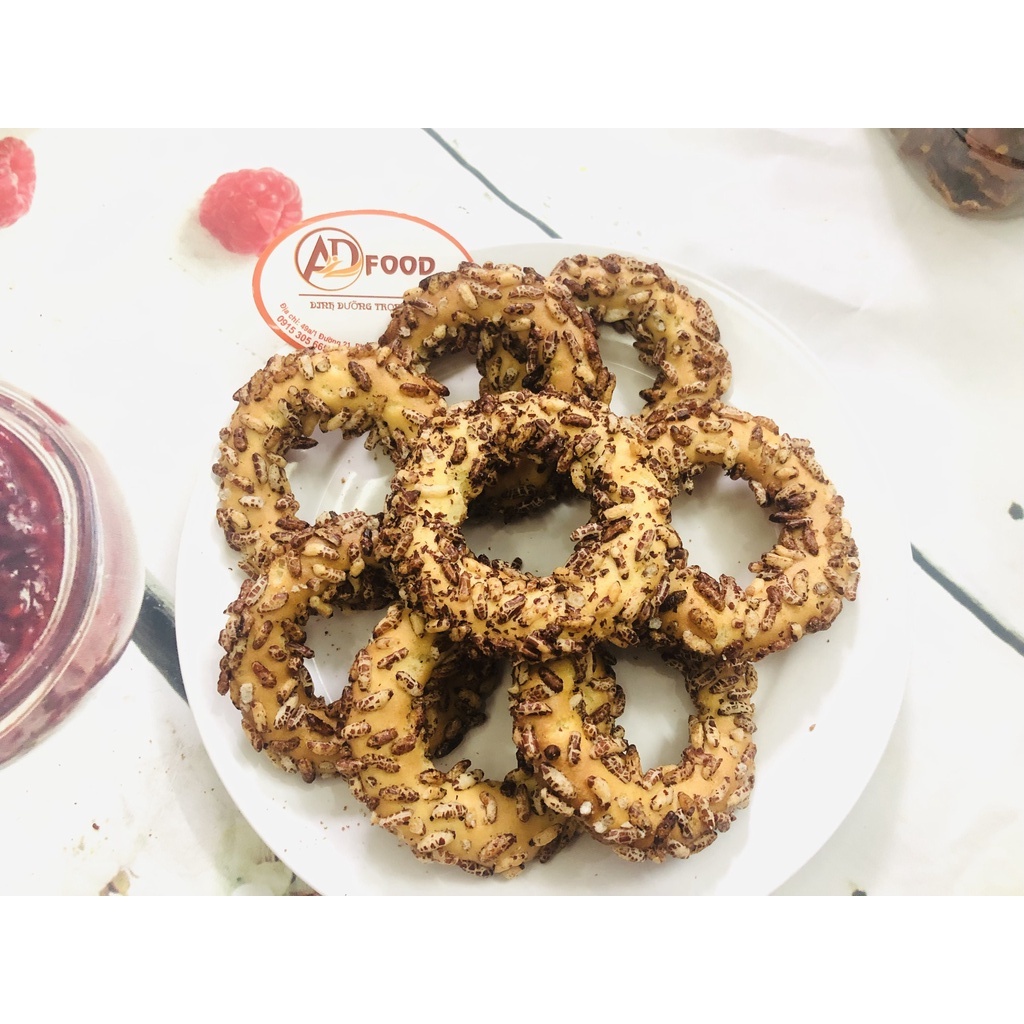 bánh vòng gạo lứt thơm ngon 100gr