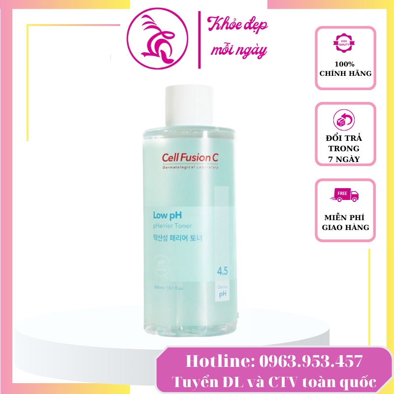 SP Nước cân bằng PH thấp, tăng cường hàng rào bảo vệ da- Low pH pHarrier Toner - Cell Fusion C Expert