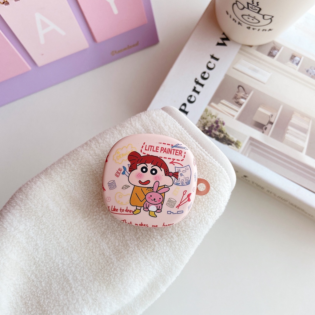 Vỏ Bảo Vệ Hộp Sạc Tai nghe không dây Bằng PC Họa Tiết Hoạt Hình Baseus Bowie WM02