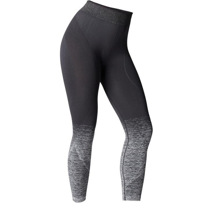 Quần Legging Tập Yoga Màu Đen 7 / 8 Decathlon 8484458 - Xs Ori