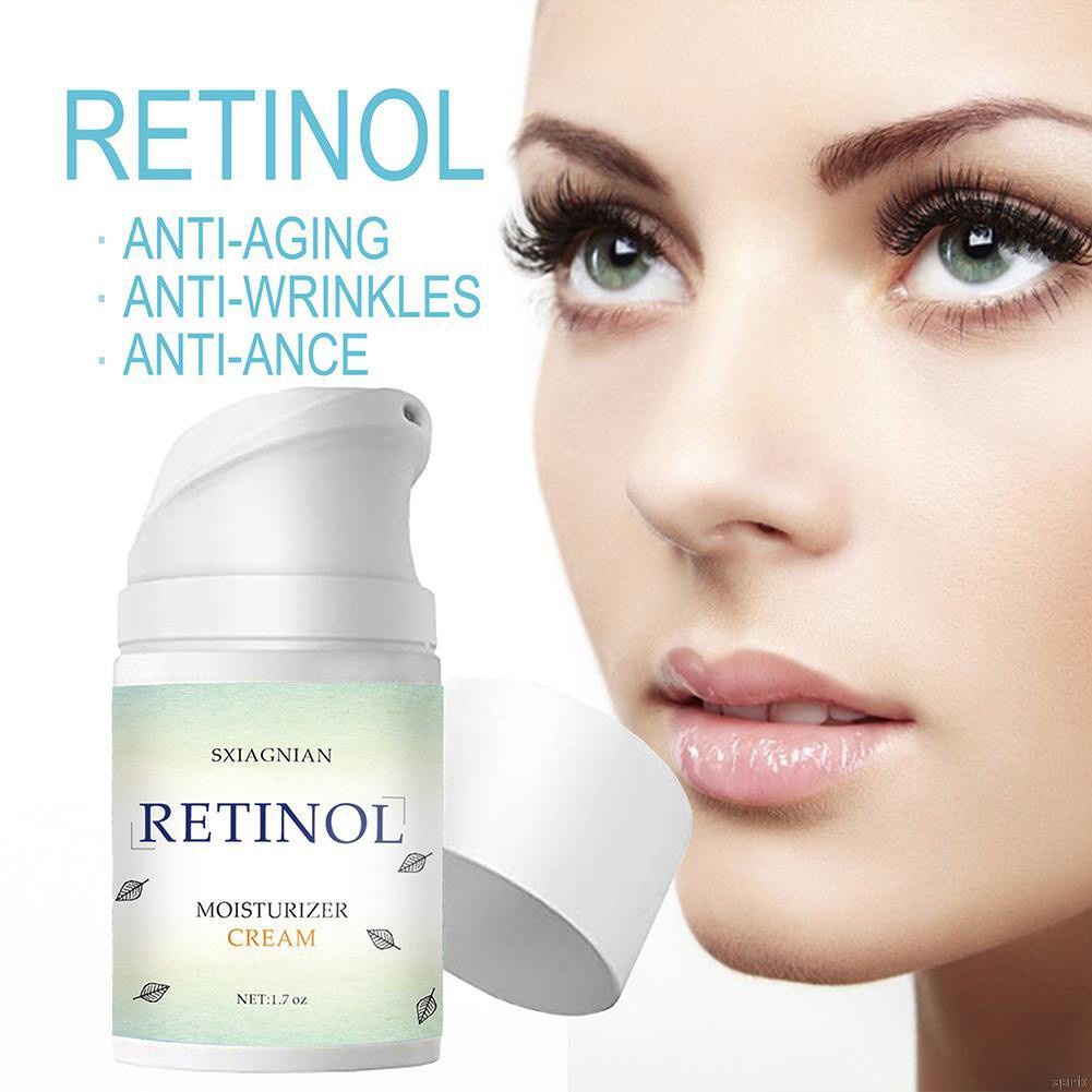Kem Retinol Vitamin A Dưỡng Ẩm Làm Trắng Da Chống Lão Hóa Loại Bỏ Nếp Nhăn Hiệu Quả