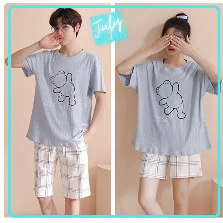 Đồ đôi Nam Nữ thời trang Đồ bộ ở nhà cặp đôi thiết kế JULY HOMEWEAR