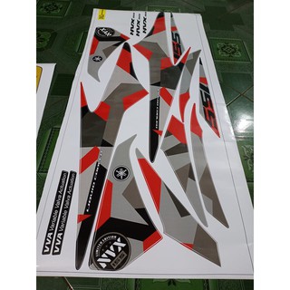 tem rời NVX camo xe trắng