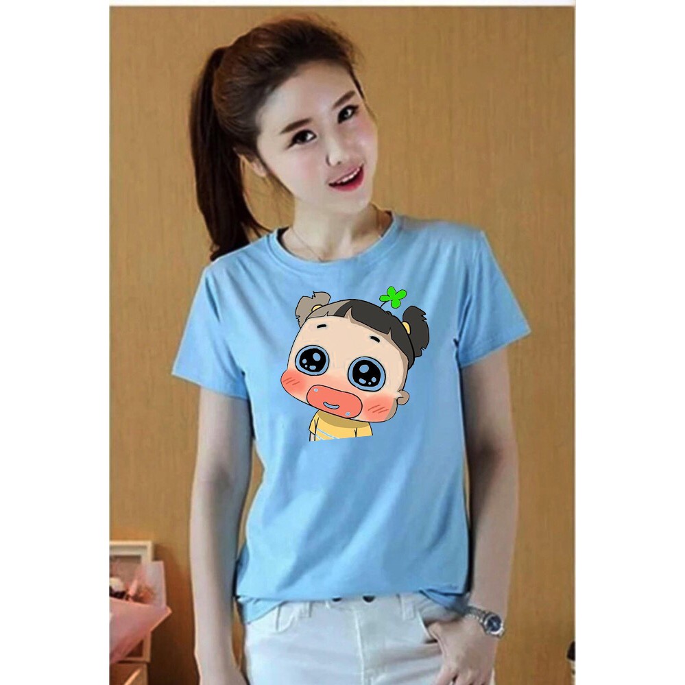 [Bán rẻ xin ReView] Áo thun nữ in hình Quỳnh Aka ATNK1261 Thương Hiệu YANO [Nhập mã THEANH10 Giảm thêm 30k] | BigBuy360 - bigbuy360.vn