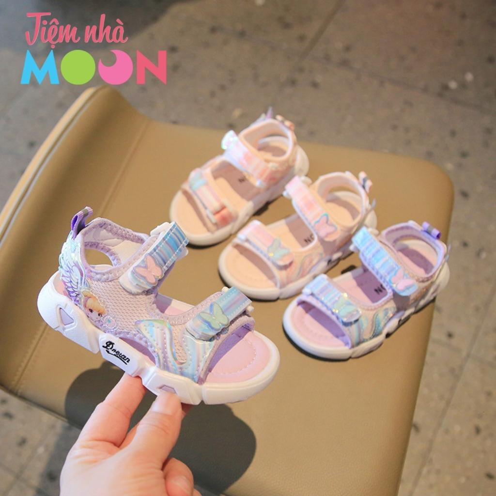 Sandal siêu nhẹ cho bé gái họa tiết công chúa dễ thương