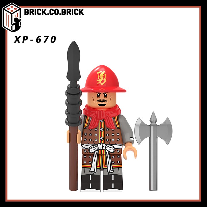 Lego lính nhà Minh Nonlego Koruit Minifigures lính trung cổ kèm vũ khí Mô Hình Đồ Chơi Lắp Ráp Ming Dynasty KT1090