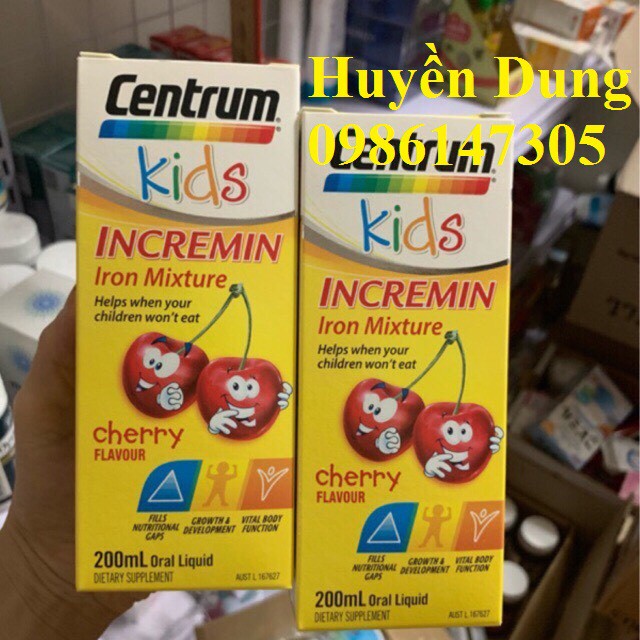Siro centrum kids 200ml cho trẻ biếng ăn