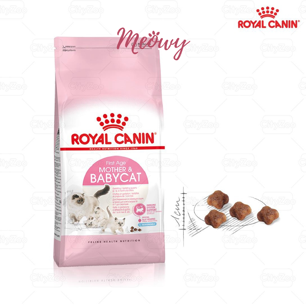 [4kg] Hạt ROYAL CANIN MOTHER &amp; BABYCAT cho mèo mẹ &amp; mèo con 1-4 tháng