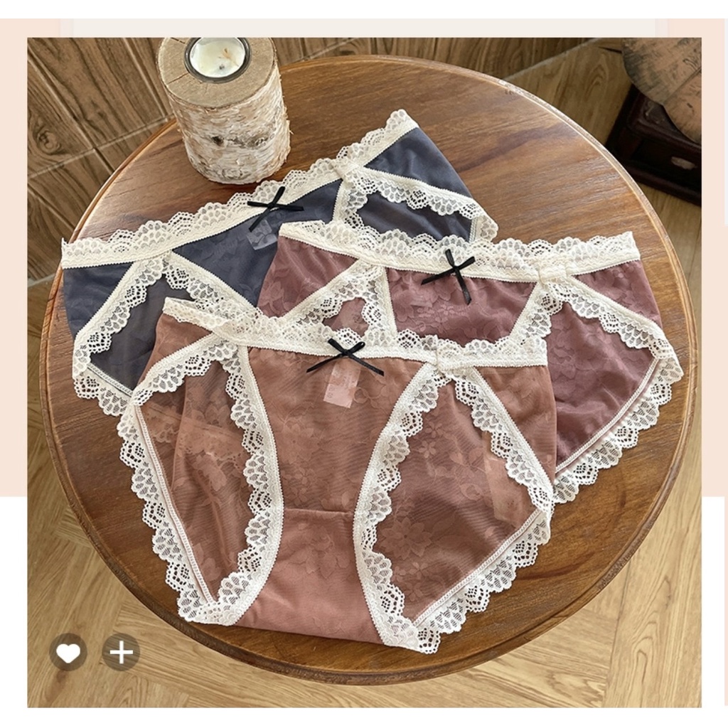 Quần Lót Nữ ❤️Quần Chíp Su Viền Ren Cao Cấp Mềm Mại Kháng Khuẩn Sexy Gợi Cảm QL19