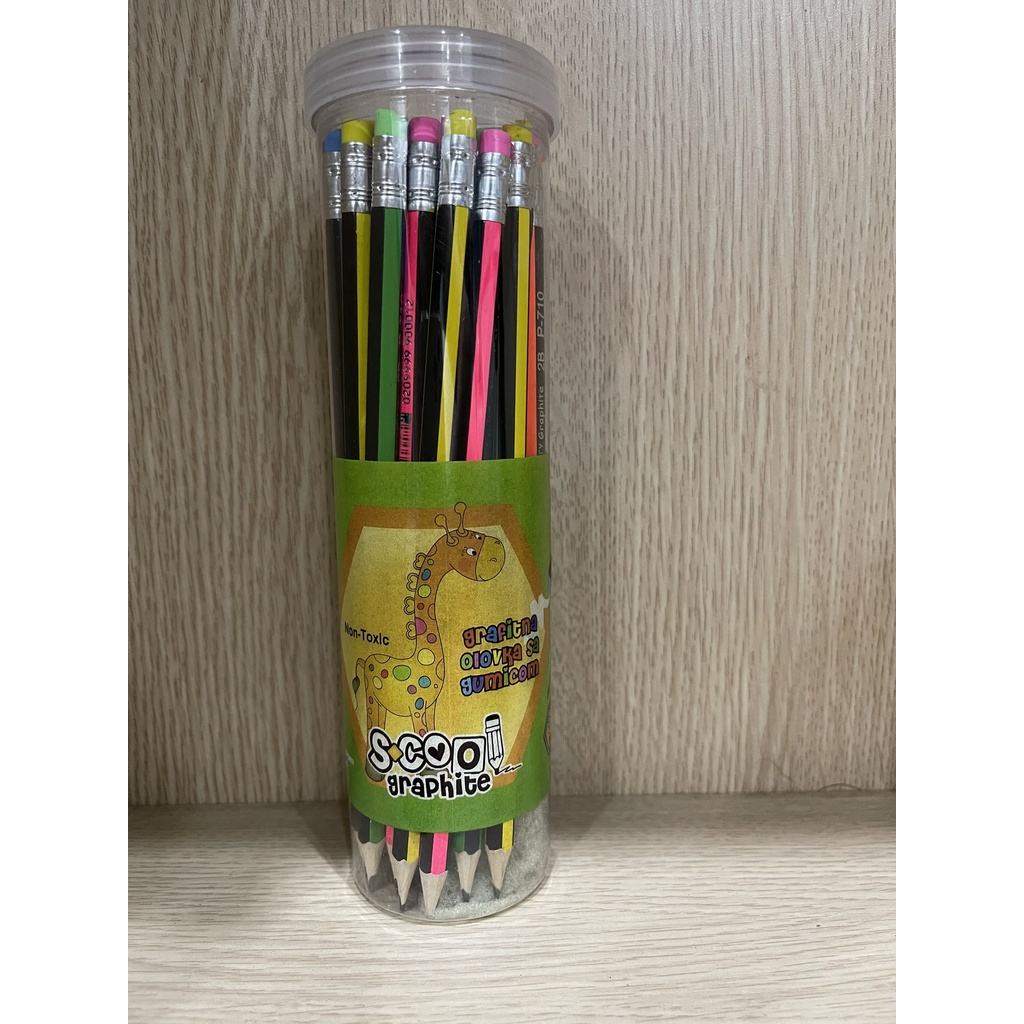 HỘP 50 CÂY BÚT CHÌ 2B TIỆN LỢI