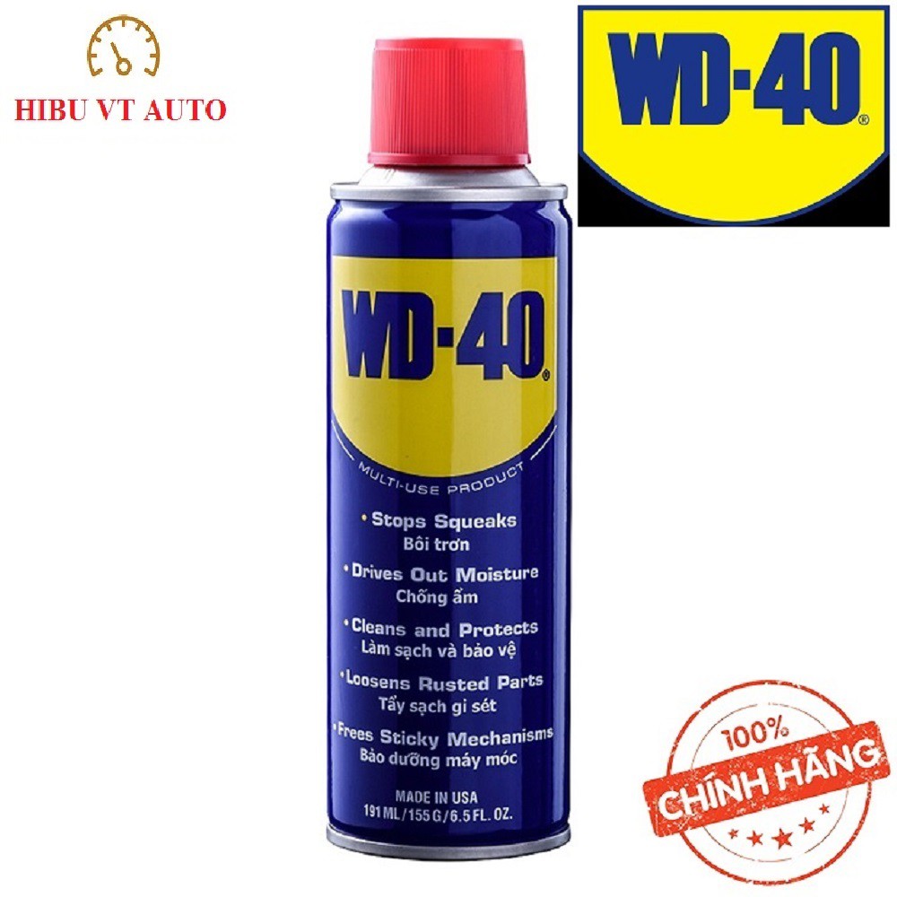 Chai xịt Bôi trơn Làm sạch Thẩm thấu Chống ẩm WD-40 Multi-Use Product 191ml