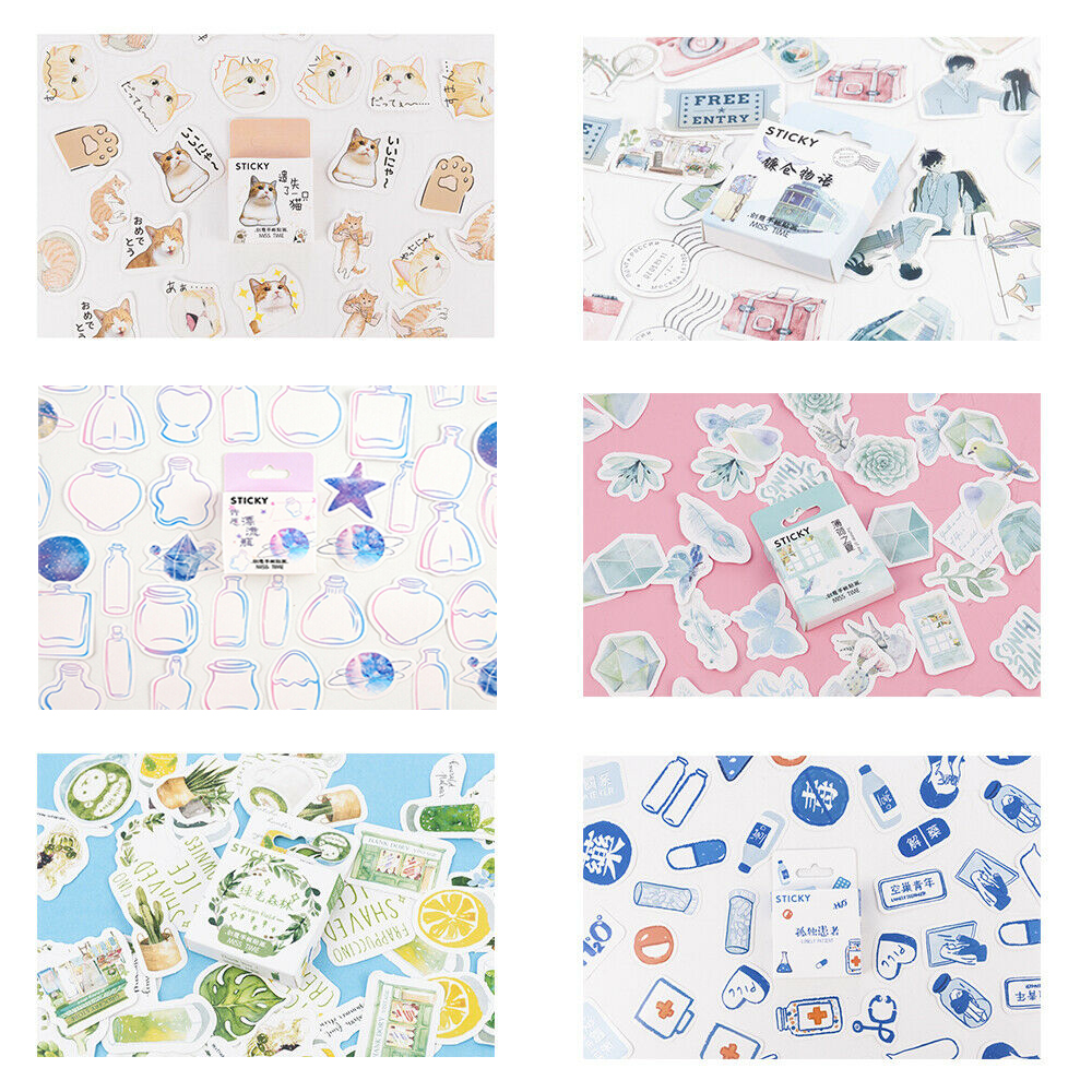 Bộ 46 miếng dán chống thấm nước phong cách Nhật Bản