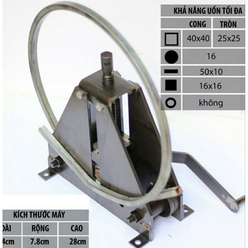 Máy uốn sắt mini