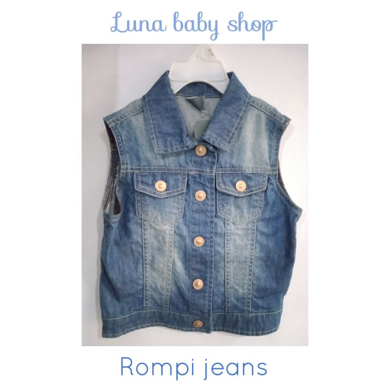 Áo Vest Jean Zara Cho Bé Từ 5-6 Tuổi