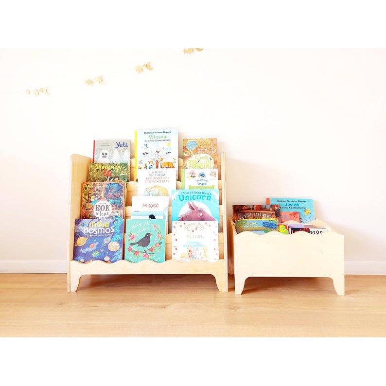 Kệ sách Montessori cho bé, kệ sách trẻ em 4 tầng | BigBuy360 - bigbuy360.vn