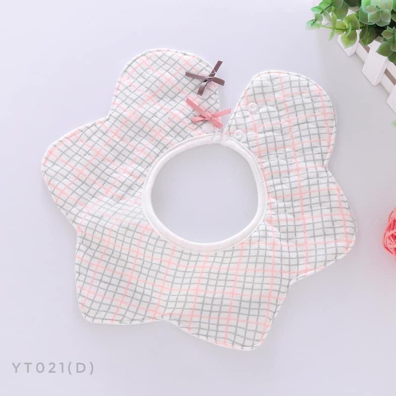 Yếm tròn 360 độ đính nơ YT021