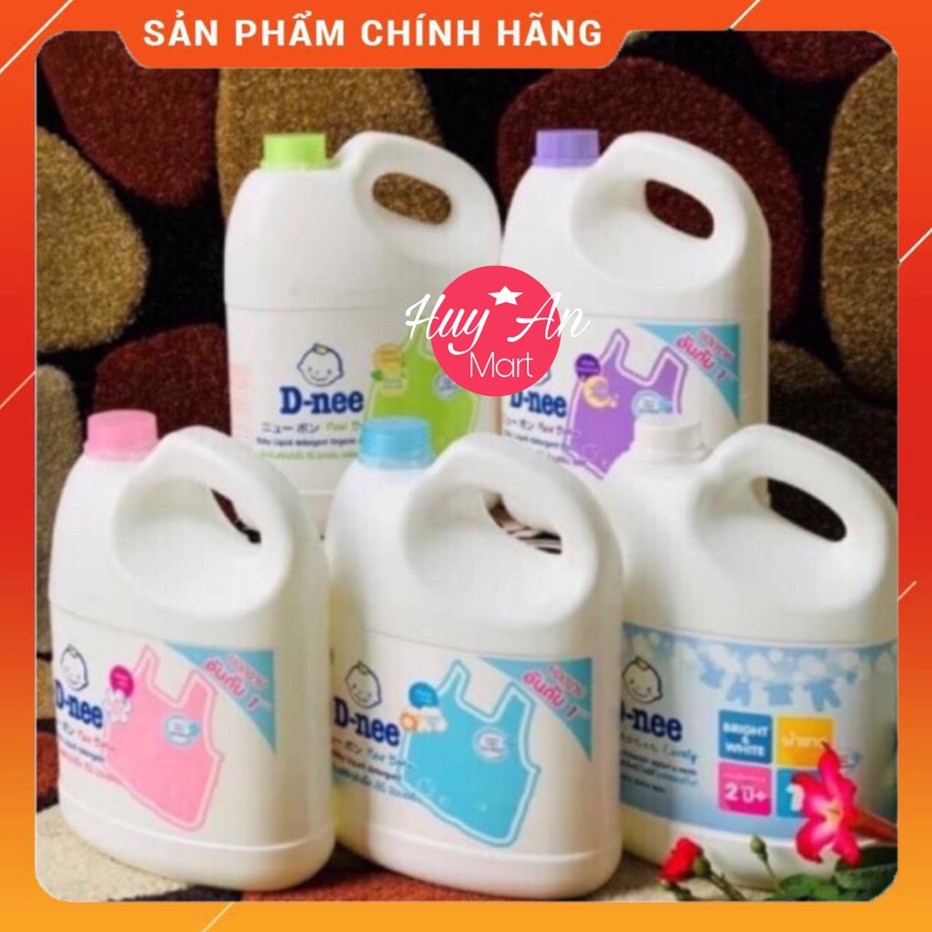 Nước giặt quần áo Dnee Thái Lan 3000ml HÀNG CHÍNH HÃNG Nước giặt quần áo Dnee cho trẻ em, AN TOÀN CHO BÉ