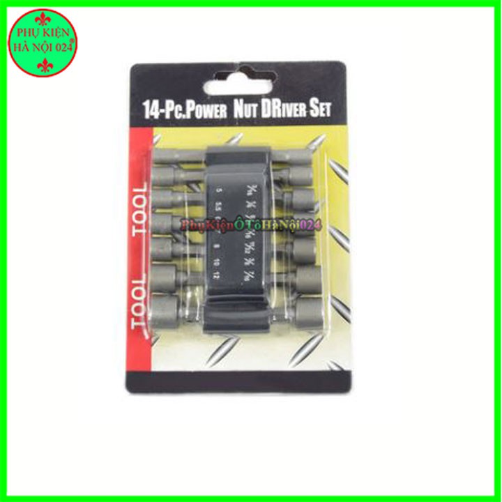 Bộ 14 Đầu Tuýp Vặn Ốc Lục Giác CTT14B