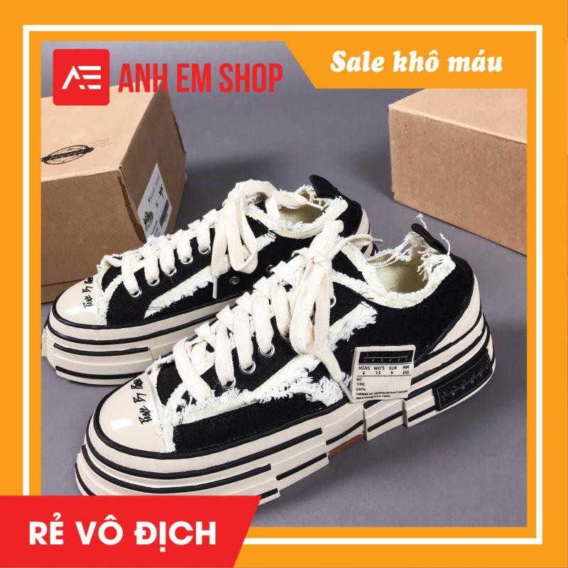 ĐẲNG CẤP TT ( FreeShip +Box Hãng + Giá Sỉ ) Giày xve style rách nam nữ đế gỗ 2020 Đẹp ' . ` ! ☭