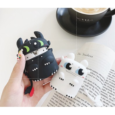 Vỏ Bảo Vệ Hộp Đựng Tai Nghe Airpods 1 / 2 / 3 Pro Hình Chú Rồng Đáng Yêu