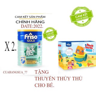 BỘ 2 LON Sữa bột Frisolac Gold 4 1.5kg (cho bé 2-4 tuổi)