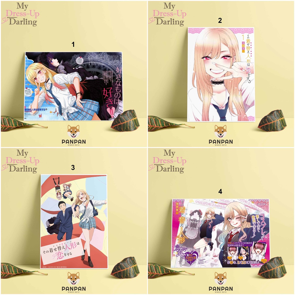Postcard Cao Cấp - Poster Kitagawa Marin Sono Bisque Doll wa koi o suru / My Dress-Up Darling