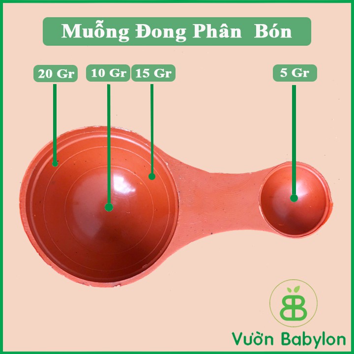 Muỗng Đong Phân Bón Dạng Bột (5-10-15-20) Gr