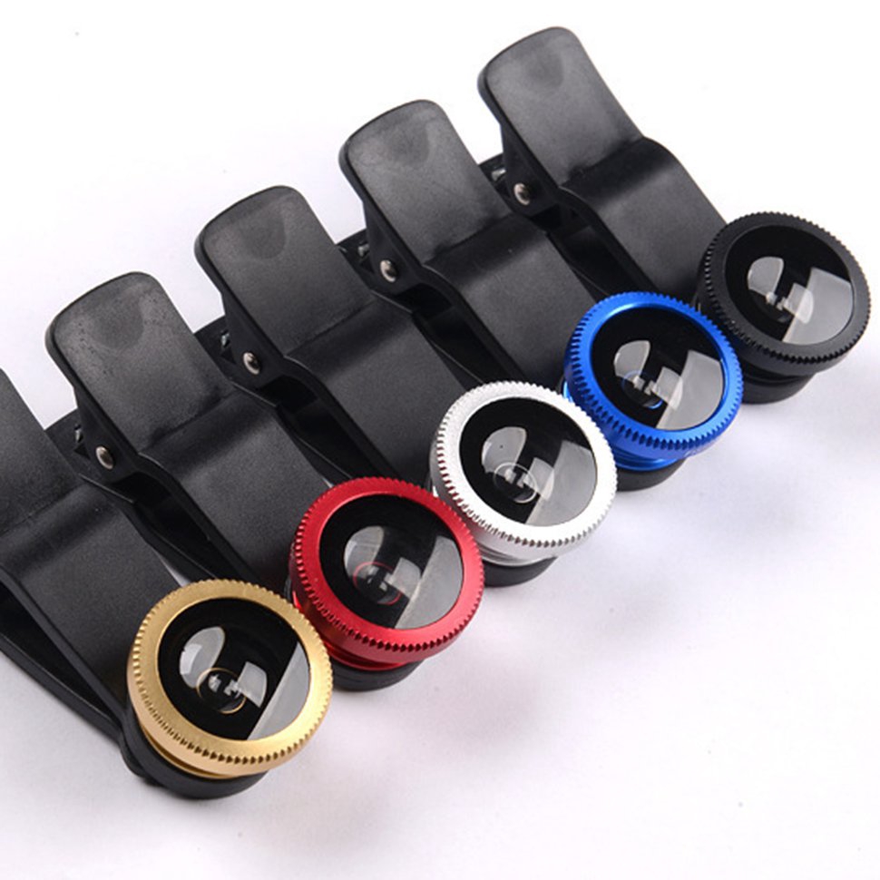 Bộ 3 món ống kính gắn camera cho điện thoại dễ dùng