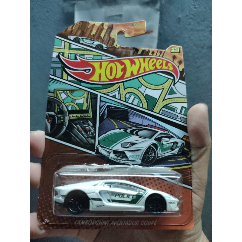 Xe mô hình Hot Wheels 1/64 Lamborghini Aventador Coupé series 2020 (new)