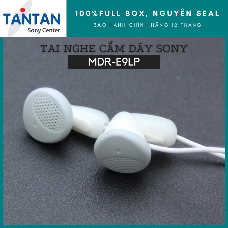 Tai nghe NHÉT TAI Sony MDR-E9LP | FREESHIP | Bộ màng loa 13,5 mm - Dây 1,2 m - Jack cắm 3.5mm - Miếng đệm tai