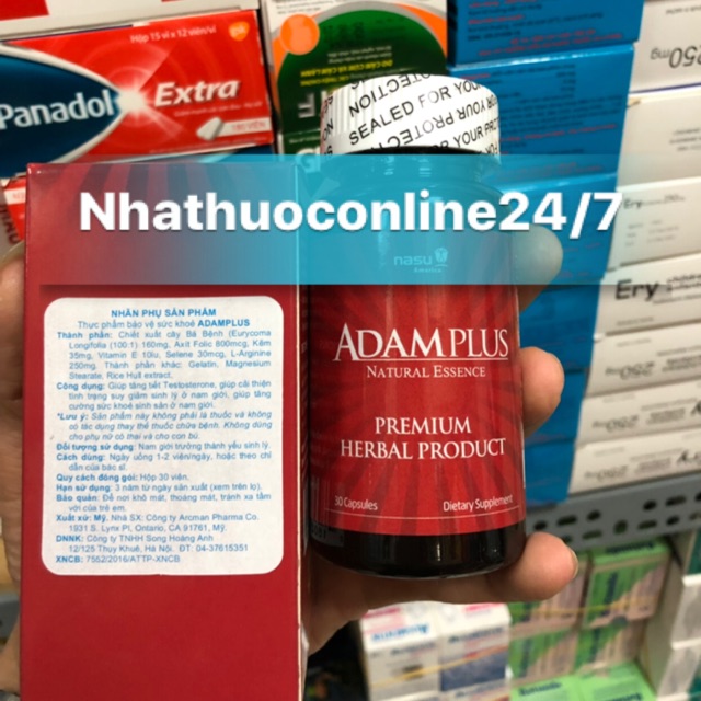 ADAMPLUS GIÚP TĂNG CƯỜNG CHOLESTERON CHO NAM GIỚI