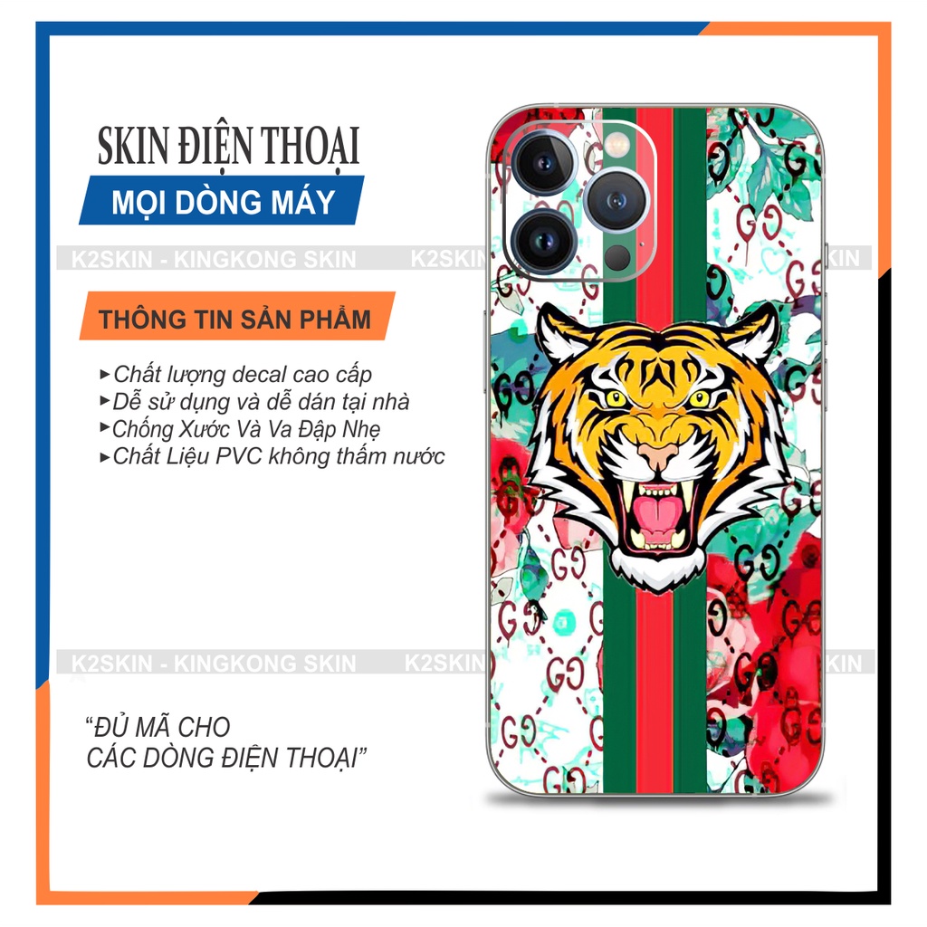 Miếng dán Skin cho Android và  Iphone 6/7/8/x/xs/11/12pro/13promax/13/13pro ( Mã skin 023)