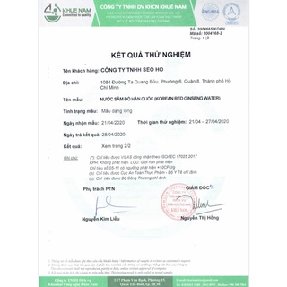Tinh Chất Hồng Sâm SeoHo Wellbeing Bio Hàn Quốc
