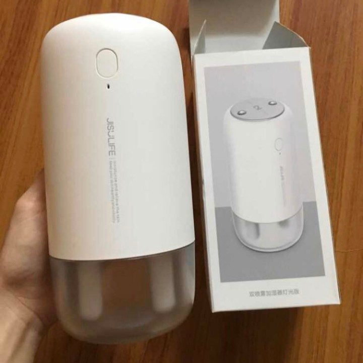 Máy phun sương tạo ẩm Jisulife JB08 - Máy tạo ẩm không khí và giữ ẩm da, dung tích 500ml - Hai chế độ phun đơn và kép