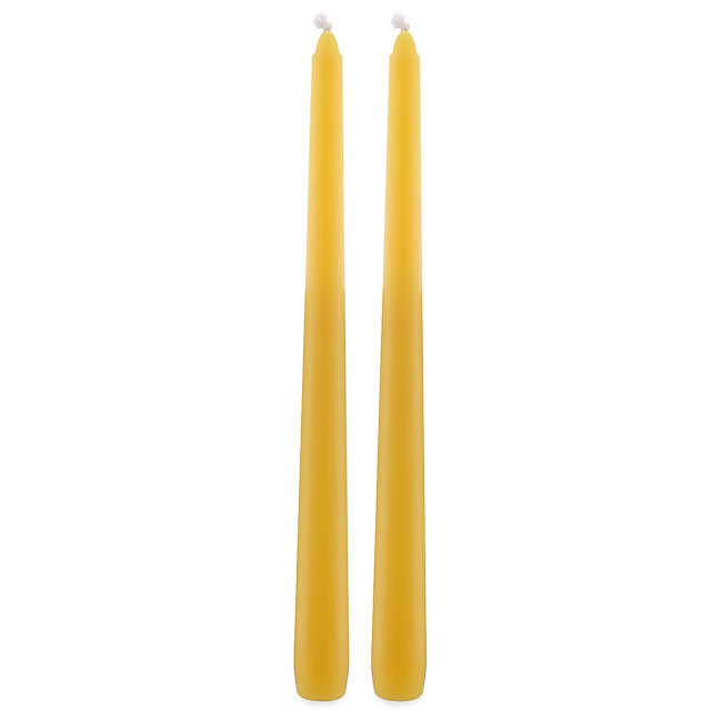 Túi 2 cây nến thơm taper Quang Minh Candle NQM2387 25 cm (Vàng)