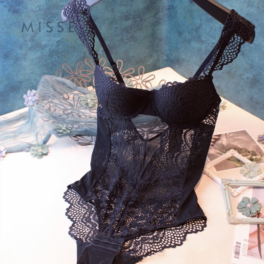 Bodysuit nữ MISSE ren cao cấp nâng ngực tạo khe có gọng mút vừa - BS01