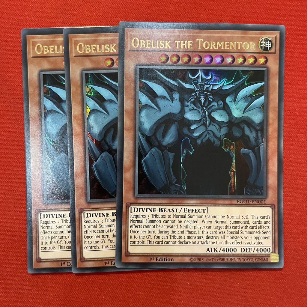 [SIÊU PHẨM][Thẻ Bài Yugioh Chính Hãng] Obelisk The Tormentor - Thần Obelisk Bản Đặc Biệt!!