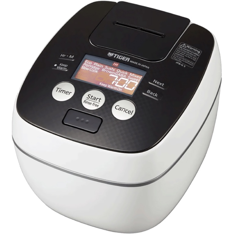 Nồi cơm điện tử cao tần áp suất kép Tiger JPB-G10S 1 lít