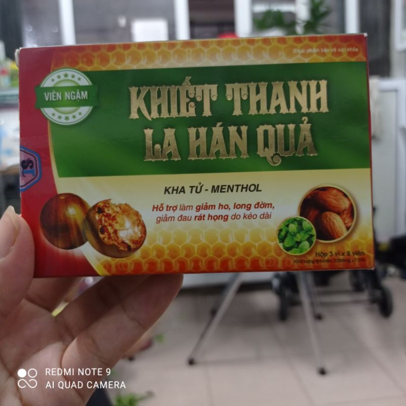 Viên ngậm khiết thanh la hán quả